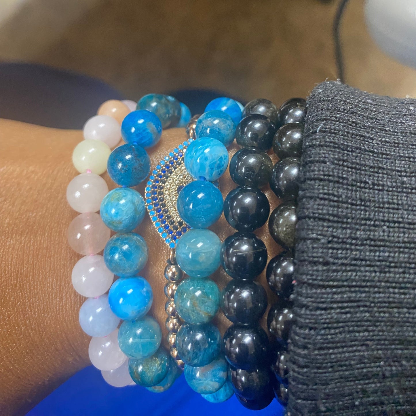 Natural Crystal Energy Bracelets